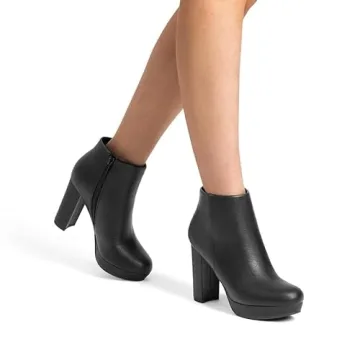 Stylish DREAM PAIRS High Heel Ankle Boots for Women