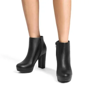 Stylish DREAM PAIRS High Heel Ankle Boots for Women