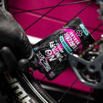 Muc Off No Puncture Hassle Tubeless Sealant - Advanced Bicycle Tyre Sealant with UV Tracer Dye That Seals Tears and Holes Up to 6mm
