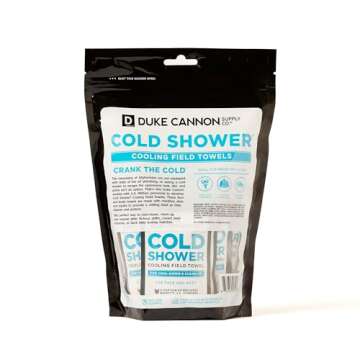 Duke Cannon Cooling Field Towels for Face & Body-15 Packs