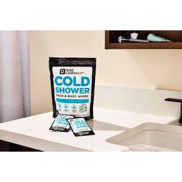 Duke Cannon Cooling Field Towels for Face & Body-15 Packs