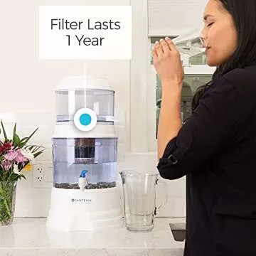 Ceramic Pre-filter Replacement by Santevia | Designed for Santevia's Gravity Water System | Removes Particles From Water | 0.3 Micron Pore Size