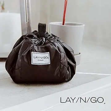 Lay-n-Go Cosmo Drawstring Makeup Bag Organizer Travel Essential
