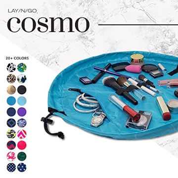 Lay-n-Go Cosmo Drawstring Makeup Bag Organizer Travel Essential