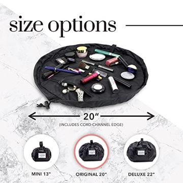 Lay-n-Go Cosmo Drawstring Makeup Bag Organizer Travel Essential