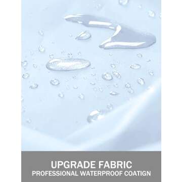 Womens Rain Jackets With Hood Lightweight Long Rain Coats For Women Waterproof Hiking Windbreaker Light Blue XXL