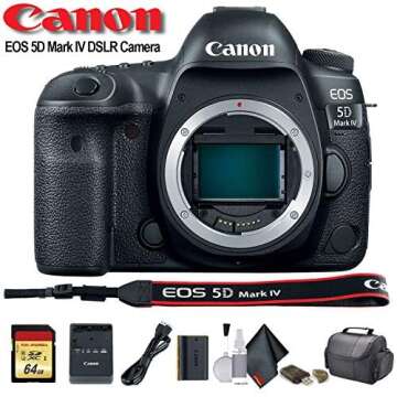 Canon EOS 5D Mark IV DSLR Camera Bundle - Perfect for Photographers!