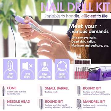 Gellen 24 Colors Gel Nail Polish Kit With UV/LED Light&Nail Drill, 72W Nail Dryer, Nail Art Tools With Top Base Coat, All-In-One Manicure Kit, Glitter Starter Set, Gift For Her, Desert Sunset