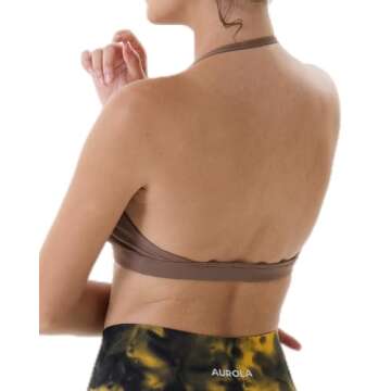 AUROLA Mercury Sports Bra for Women - Convertible Athletic Style