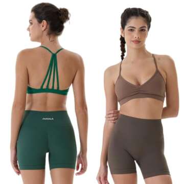 AUROLA Mercury Sports Bra for Women - Convertible Athletic Style