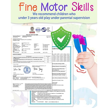 Yetonamr Counting Dinosaurs Montessori Toys for Kids Ages 2-8