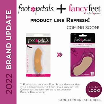 Foot Petals Heavenly Heelz Back of Heel Cushion - Buttercup