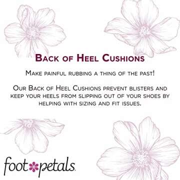 Foot Petals Heavenly Heelz Back of Heel Cushion - Buttercup