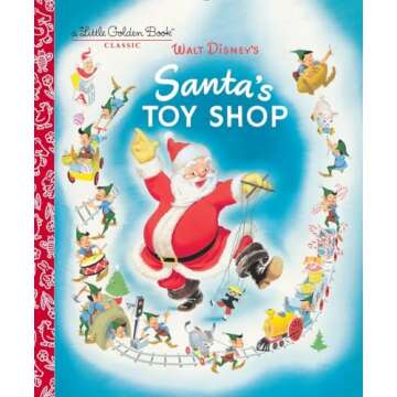 Santa's Toy Shop (Disney) (Little Golden Book) - A Magical Holiday Experience