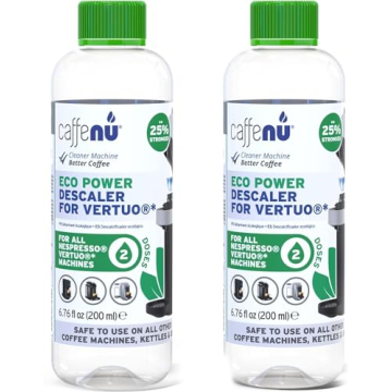 Nespresso Compatible Descaling Kit. 2 Bottles of Vertuo Descaler Solution. Removes Limescale For Hot...