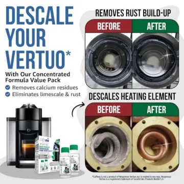 Caffenu Nespresso Descaling Kit - 4 Easy Uses