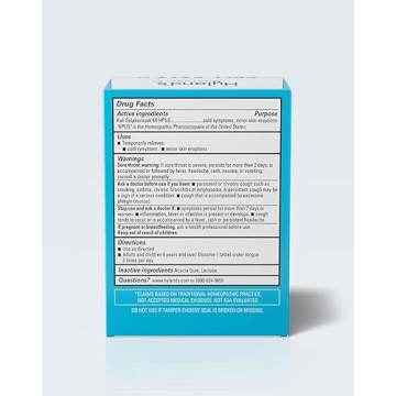 Hyland's Kali Sulphate 6X Tablets for Skin and Cold Relief