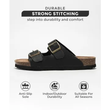 Project Cloud Genuine Leather Flat Sandals for Women