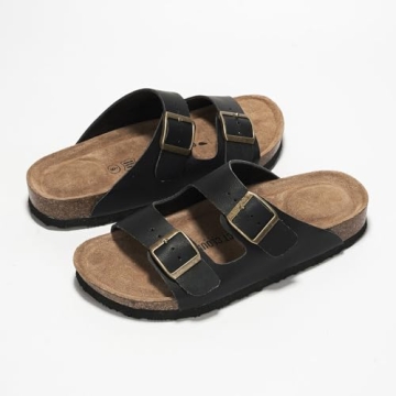 Project Cloud Genuine Leather Flat Sandals for Women
