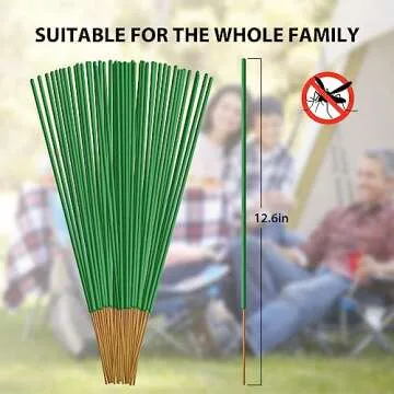 Natural Mosquito Repellent Sticks 120 PCS for Outdoors
