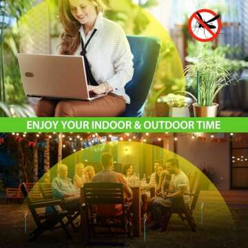 Natural Mosquito Repellent Sticks 120 PCS for Outdoors