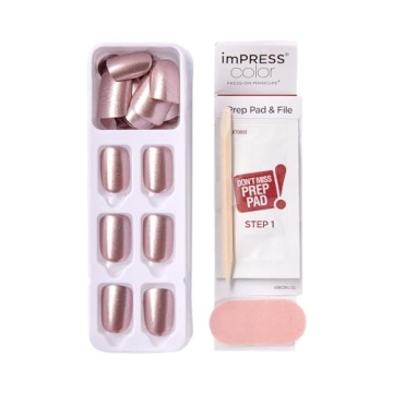 KISS imPRESS Champagne Pink Press-On Nails 30 pcs