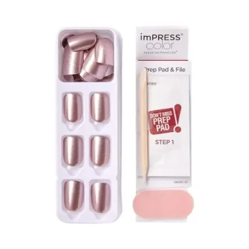 KISS imPRESS Champagne Pink Press-On Nails 30 pcs