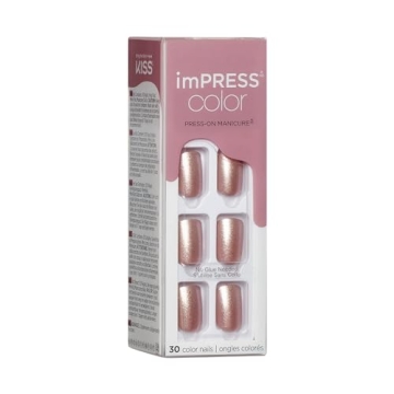 KISS imPRESS Champagne Pink Press-On Nails 30 pcs