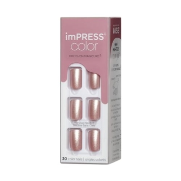 KISS imPRESS Champagne Pink Press-On Nails 30 pcs
