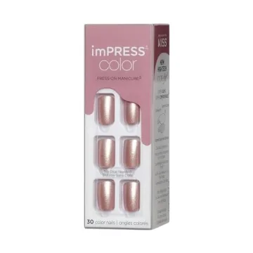 KISS imPRESS Champagne Pink Press-On Nails 30 pcs