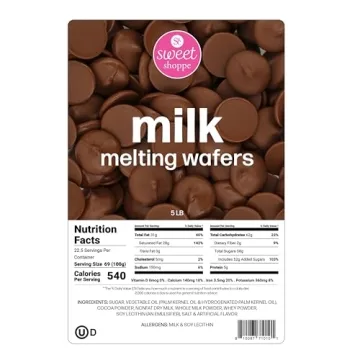 Sweet Shoppe Milk Chocolate Melting Wafers 5 lbs