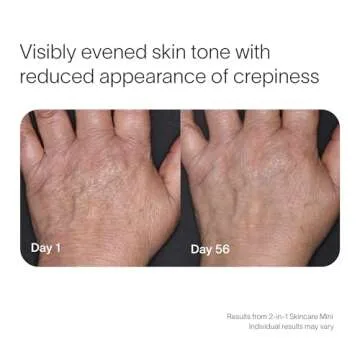 Solawave 2 in 1 Anti-Aging Face & Body Skincare Mini with Red and Infrared Light + Therapeutic Warmth for Skin Rejuvenation, Wrinkles, Fine Lines, Blemishes, and Dark Spots