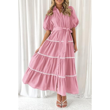 PRETTYGARDEN Women's Summer Maxi Dress for Elegant Style