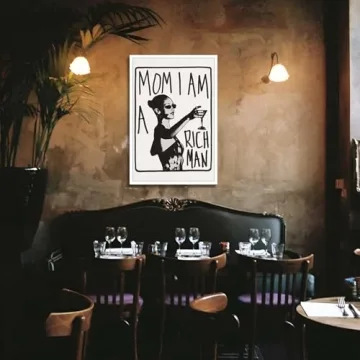 Unique Retro Music Goblet Poster for Modern Decor