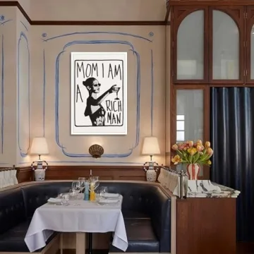 Unique Retro Music Goblet Poster for Modern Decor