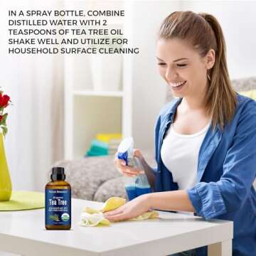 Organic Tea Tree Oil 30 ml - Pure Natural Essential Oil for Skin, Hair, Face, Scalp, Soothing Aromatherapy & Diffusers - Nexon Botanics