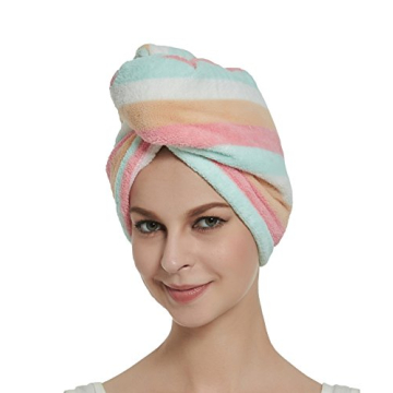 HOPESHINE Women's Soft Shower Hair Towel Wrap Set