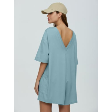 Stylish DEEP SELF Women’s Summer Romper with Pockets