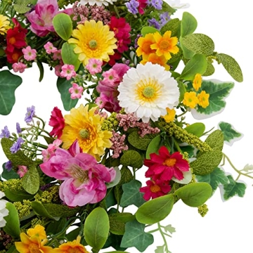 Skrantun 18 inch Spring Wreath for Door and Wall Decor