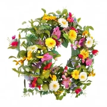 Skrantun 18 inch Spring Wreath for Door and Wall Decor