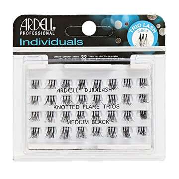 Ardell Individual Trios Eyelash, Black, Medium