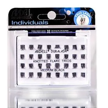 Ardell Individual Trios Eyelash, Black, Medium