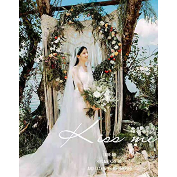 Hysunland Handmade Boho Macrame Curtain for Elegant Decor