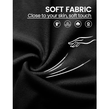 ZOOSIXX Soft Black Pajama Pants for Women, Wide Leg Comfy Casual Lounge Yoga Capri Pants 22'' / 30''