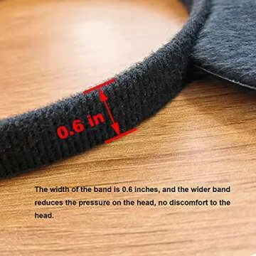 CHuangQi Mouse Ears Headband (Set of 2), Solid Black Ears for Boy & Girl Birthday Party, Party Favors