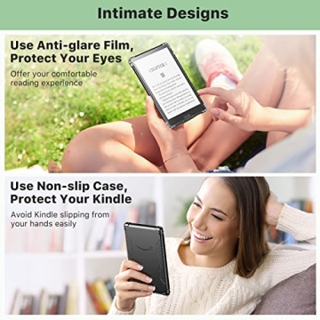 MoKo Clear Case & Screen Protector for Kindle Paperwhite