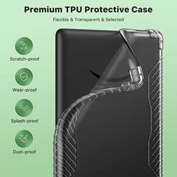 MoKo Clear Case & Screen Protector for Kindle Paperwhite