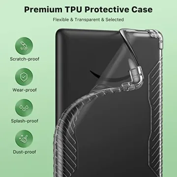 MoKo Clear Case & Screen Protector for Kindle Paperwhite