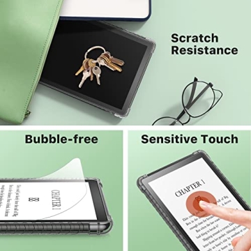 MoKo Clear Case & Screen Protector for Kindle Paperwhite