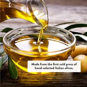 DeLallo Private Reserve Extra Virgin Olive Oil, 16.9 oz Bottle, (2 Pack), Made in Italy, Cold Pressed, Single Origin